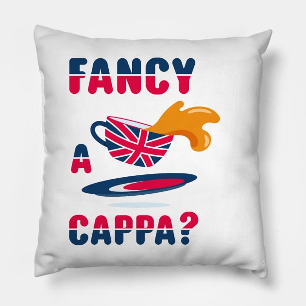 Fancy a cappa? Pillow by FunawayHit