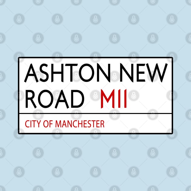 Ashton New Road Street Sign Manchester by Confusion101