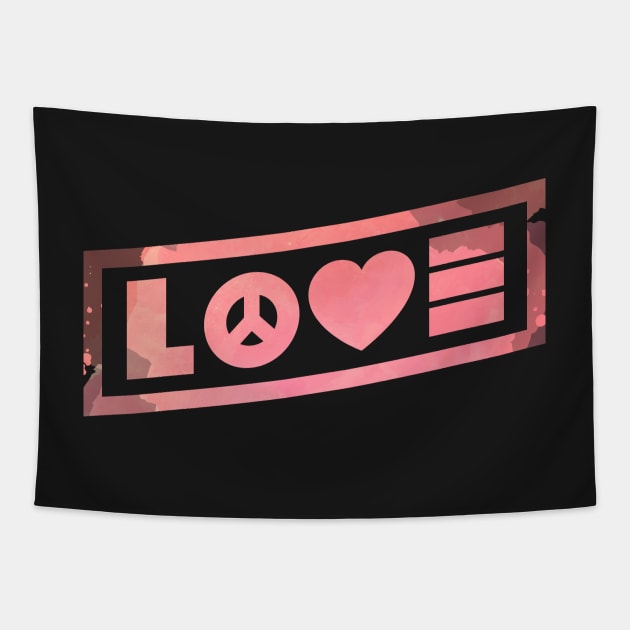 Love by Basement Mastermind Tapestry by BasementMaster