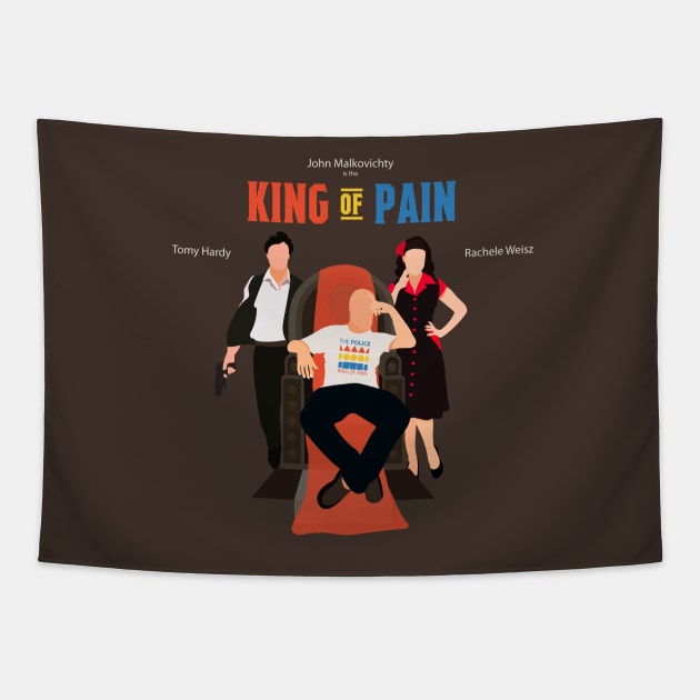 King of Pain Tapestry by andremoraes