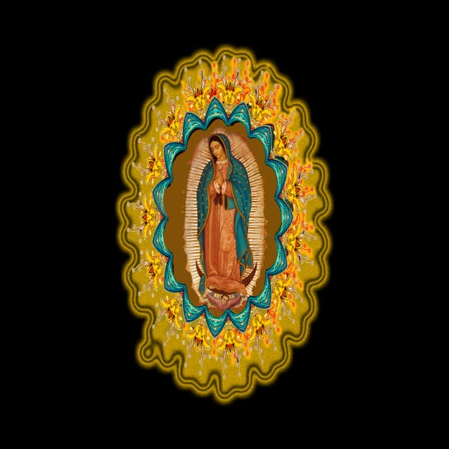 Our Lady of Guadalupe Virgin Mary by albaley