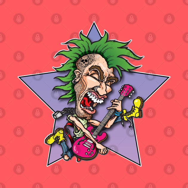 Punk Rocker by Laughin' Bones