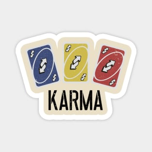 Karma Uno Cards Magnet