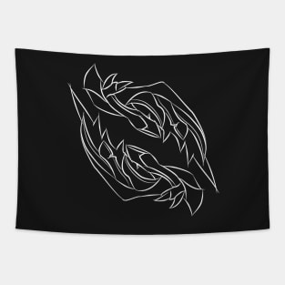 Kha'zix Claws (White) Tapestry