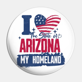 Arizona my homeland Pin