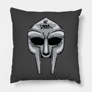 MF DOOM MASK HAND DRAWING Pillow