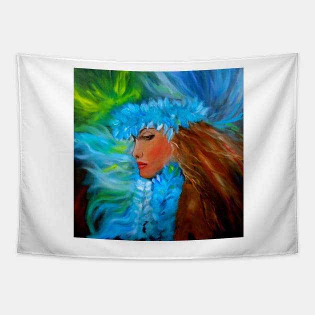 Hula Dancer 11 Tapestry by jennyleeandjim