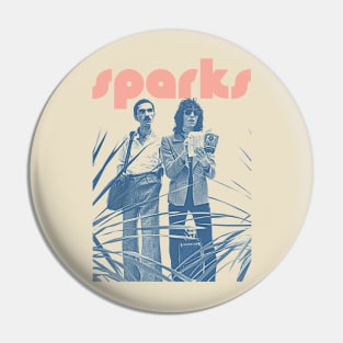 Sparks \//\ Retro 70s Style FanArt Design Pin