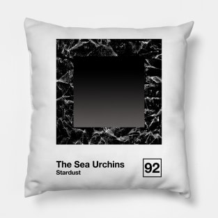 Stardust / Minimalist Style Graphic Artwork Poster Design Pillow