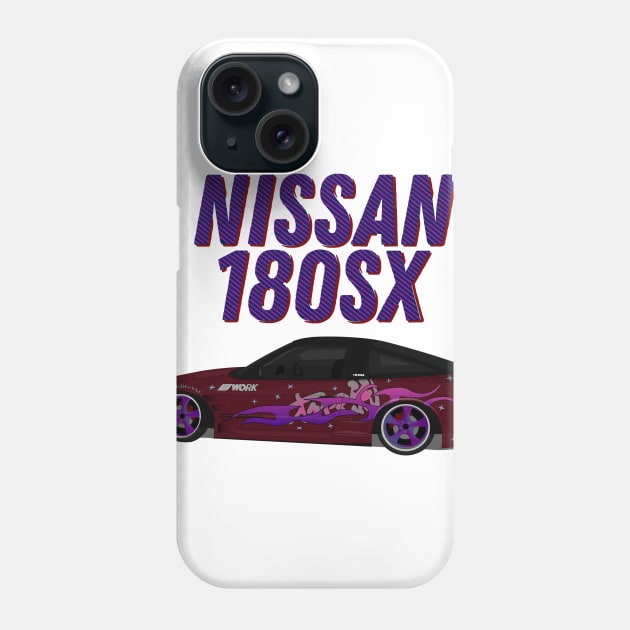 NISSAN 180SX Phone Case by iHRz