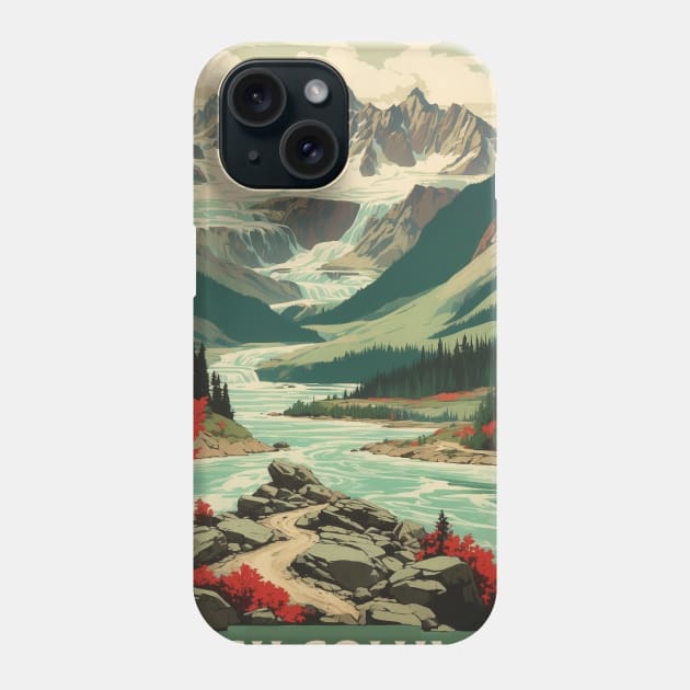 British Columbia Canada Vintage Poster Tourism 2 Phone Case by TravelersGems