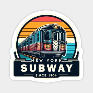 New York Subway NYC Subway Train 1904 Magnet