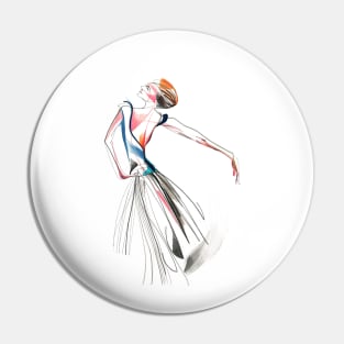 Ballerina Dance Drawing Pin