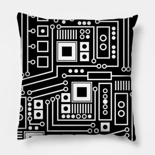 Circuit Board - Technical Computer Design Pillow