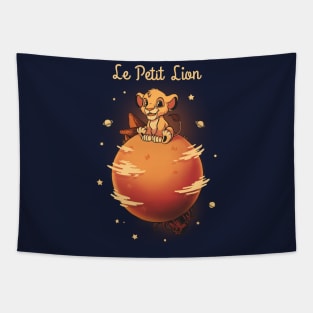 Le petit lion - Cute Kitty - Planet Crossover Tapestry