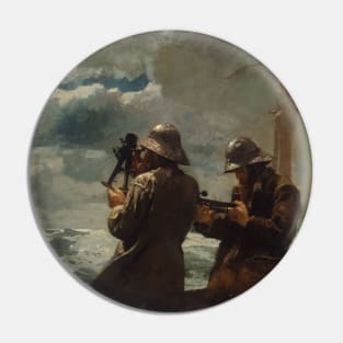 Eight Bells by Winslow Homer Pin