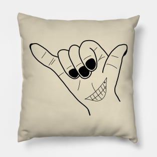 Carefree Hand Gesture Pillow