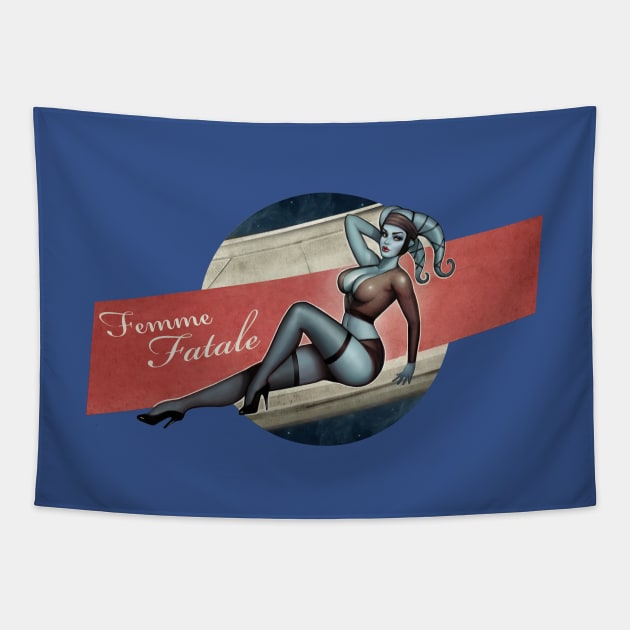 Femme Fatale Tapestry by nszerdy