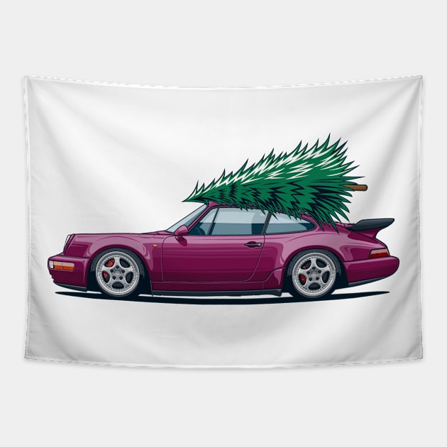 964 Turbo Tapestry by Markaryan