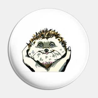 Hedgehog hand warmer Pin