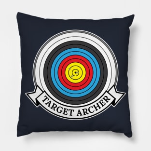 Target Archer Archery Target Pillow