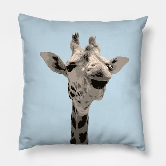 Giraffe Pillow by mangulica