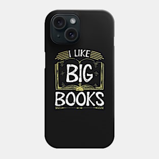 Big Books Funny Reading Reader Book Worm Phone Case