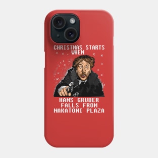 Christmas Starts When - Die Hard Phone Case