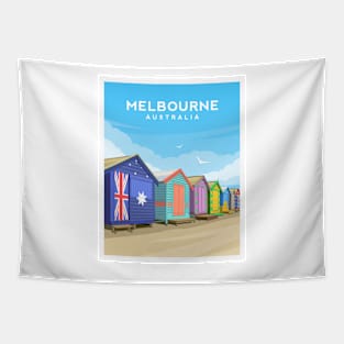 Melbourne, Australia - Brighton Beach Huts Tapestry