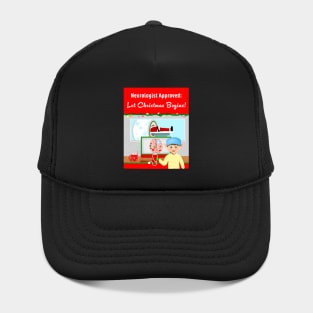 Santa In MRI Christmas Neurologist Hat