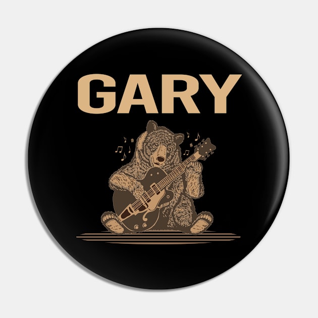 Brown Bear Guitar Gary Pin by rosenbaumquinton52