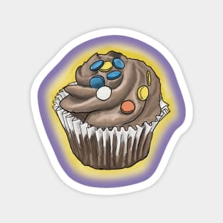 Chocolate Cupcake Magnet