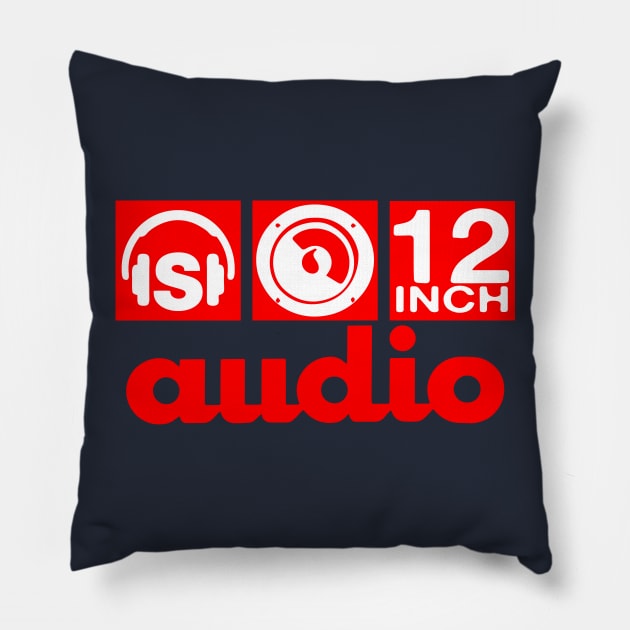 audio shirt Pillow by retroracing