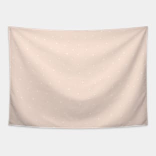 White Dots on  Light Pink Tapestry