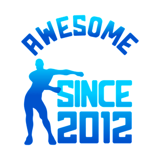 Flossing Awesome Since 2012 8th years Birthday Gift T-Shirt