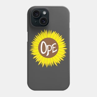 Hand Drawn Ope Sunflower Midwest Phone Case