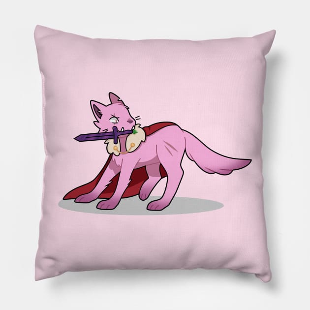 Cat Technoblade Pillow by Hero75