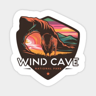 Wind Cave National Park Bison Magnet