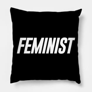 Feminist 02 - Classy, Minimal, Elegant Feminism Typography Pillow