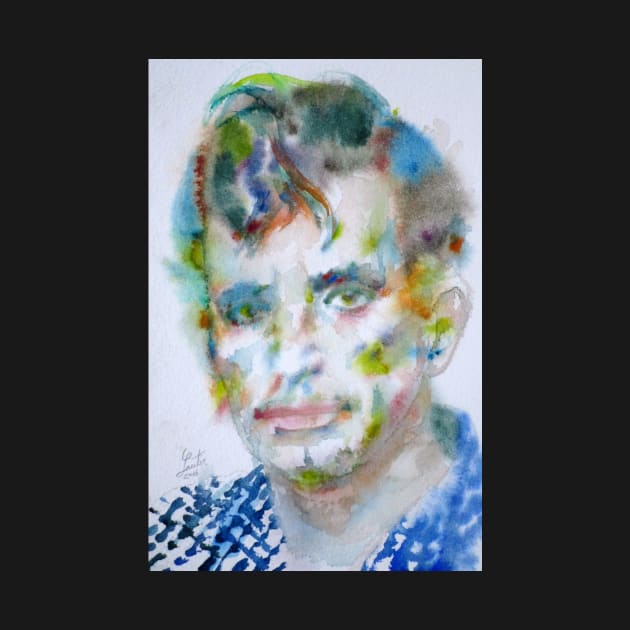 JACK KEROUAC watercolor portrait .2 by lautir