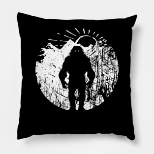 Bigfoot Mountain Sunset Pillow