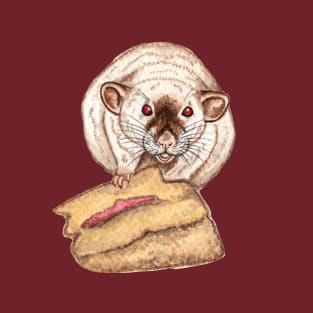 Rat Eating Cake T-Shirt