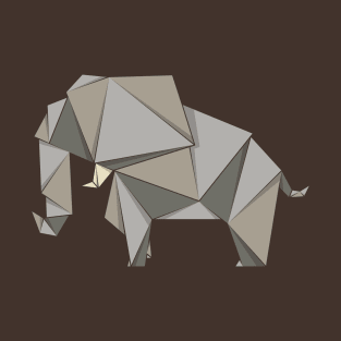Elephant, origami style T-Shirt