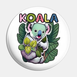 Animal Alphabet - K for Koala Pin