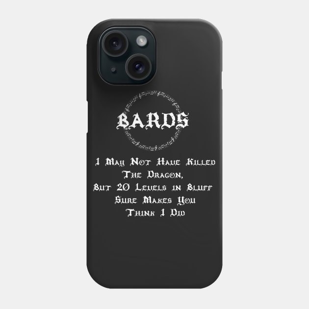 Bards! Phone Case by Wykd_Life