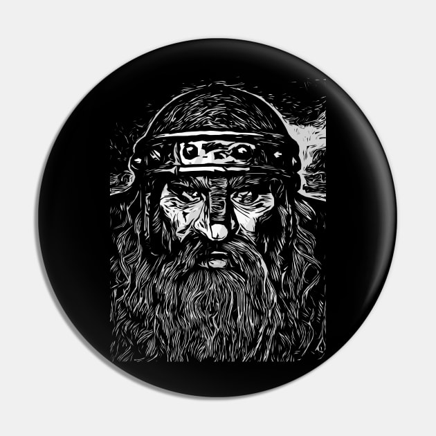 Warrior Dwarf Pin by boblea