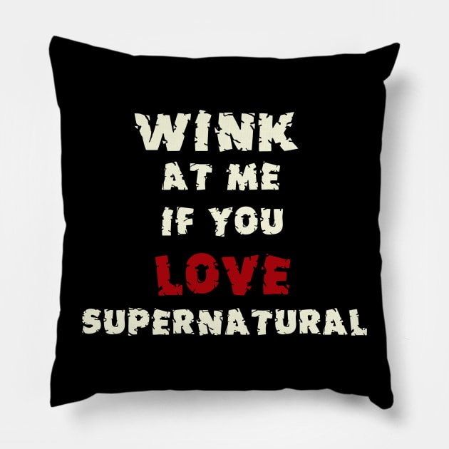 Fandom Love Pillow by Winchestered