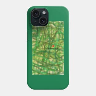 Map art Phone Case