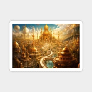 City of the Gods: Majestic Golden Realm Magnet