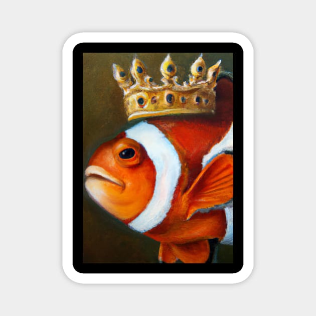 Clown fish with a Crown Magnet by maxcode